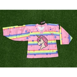 HJC162 Pink Unicorn Sublimated Custom Hockey Jerseys 12 HJC162 Pink Unicorn Sublimated Custom Hockey Jerseys -YoungSpeeds Shop 1 1