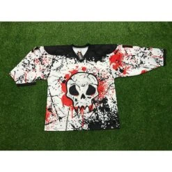 HJC163 Stained Skull Sublimated Custom Hockey Jerseys -YoungSpeeds Shop 217 1