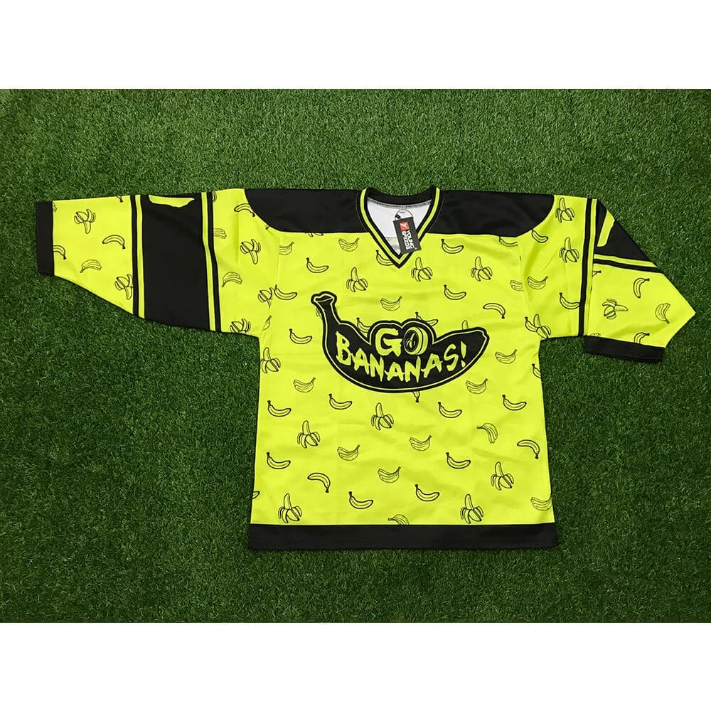 HJC165 Go Bananas Sublimated Custom Made Hockey Jerseys 5 HJC165 Go Bananas Sublimated Custom Made Hockey Jerseys - Image 5