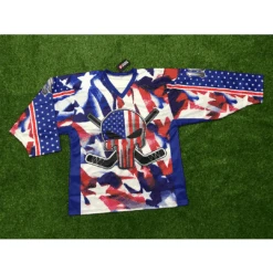 HJZ292 Abstract American Flag Custom Sublimated Hockey Jerseys -YoungSpeeds Shop 23 1
