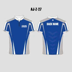 AJZ27 Blue Grey Zip Custom Archery Jerseys 10 AJZ27 Blue Grey Zip Custom Archery Jerseys -YoungSpeeds Shop 27