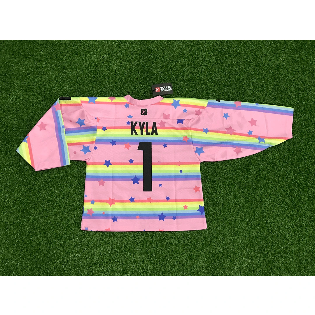 HJC162 Pink Unicorn Sublimated Custom Hockey Jerseys 5 HJC162 Pink Unicorn Sublimated Custom Hockey Jerseys - Image 5