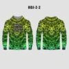 Green Yellow Mandala Abstract Custom EDM Rave Hoodie