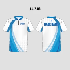 AJZ36 White Blue Custom Blank Archery Shirts For Youth Adult 7 AJZ36 White Blue Custom Blank Archery Shirts For Youth Adult -YoungSpeeds Shop 36