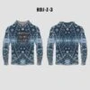Abstract White Blue Glow Custom EDM Rave Hoodie