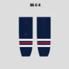 HSC4 Sublimated Custom Navy Team Hockey Socks