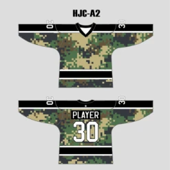 Urban Military Green Digital Camo Custom Made Hockey Jerseys -YoungSpeeds Shop A2