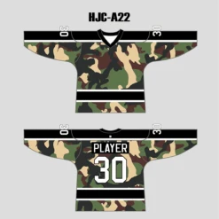 Woodland Army Camo Custom Made Hockey Jerseys -YoungSpeeds Shop A22