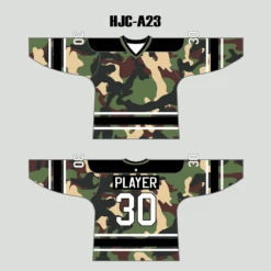 Woodland Army Camo Custom Made Hockey Jerseys -YoungSpeeds Shop A23