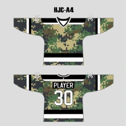 Urban Military Green Digital Camo Custom Made Hockey Jerseys -YoungSpeeds Shop A4