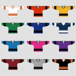 YS11 Black Orange Sublimated Custom Hockey Jerseys With Laces -YoungSpeeds Shop BHJ YS11