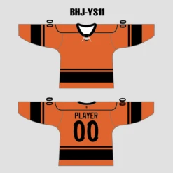 YS11 Black Orange Sublimated Custom Hockey Jerseys With Laces -YoungSpeeds Shop BHJ YS11 58b5e602 653f 48ef 98f2 f1902657d817