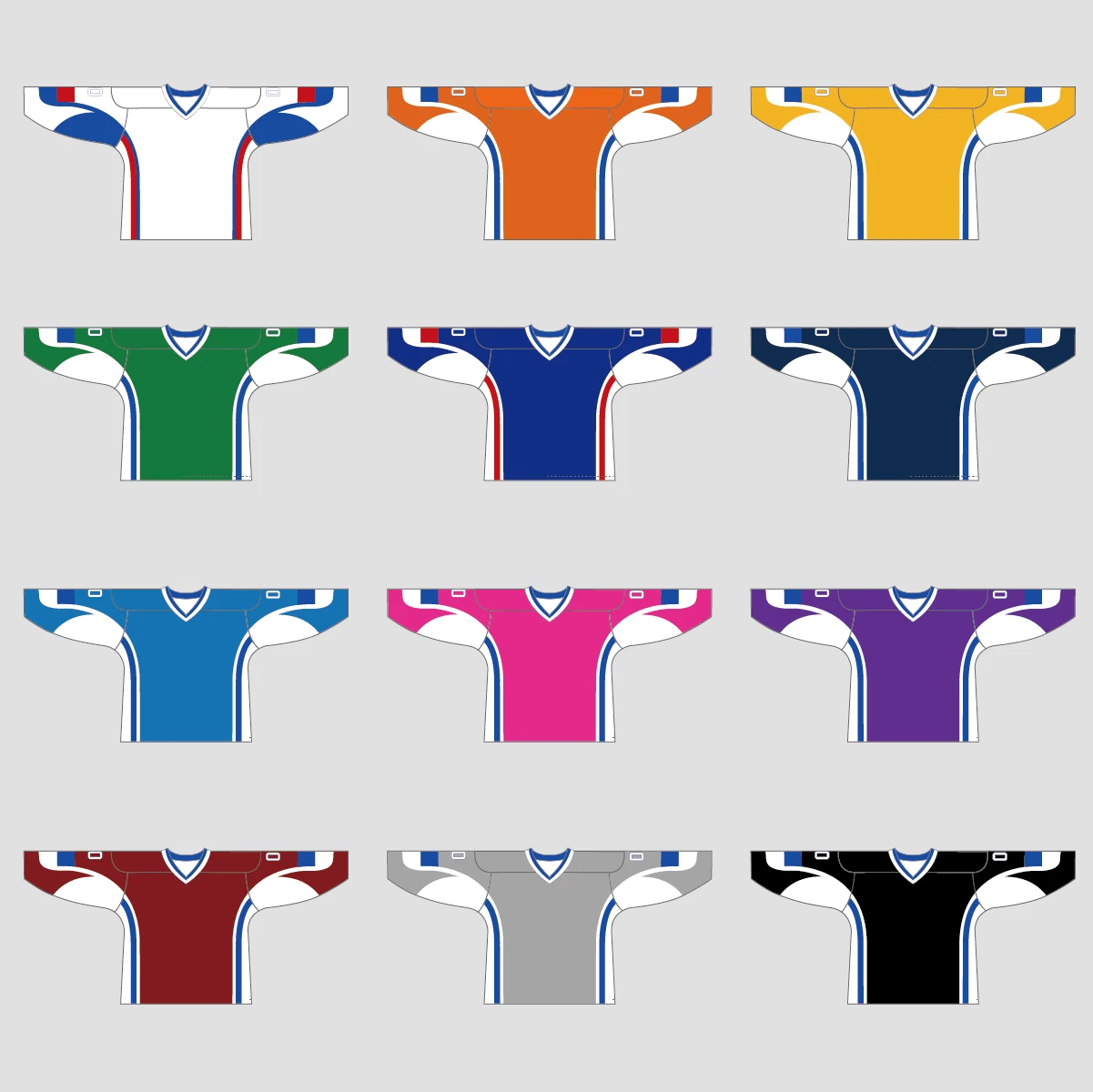 HJZ33 Red Sublimated Custom Hockey Uniforms 4 HJZ33 Red Sublimated Custom Hockey Uniforms - Image 4