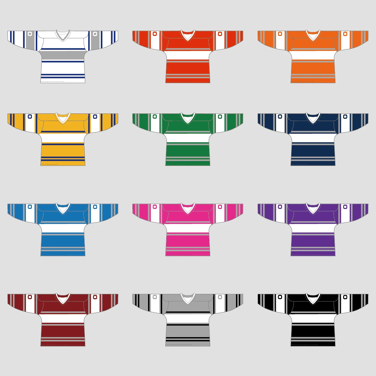 HJZ52 Blue Custom Sublimated Hockey Jerseys 4 HJZ52 Blue Custom Sublimated Hockey Jerseys - Image 4