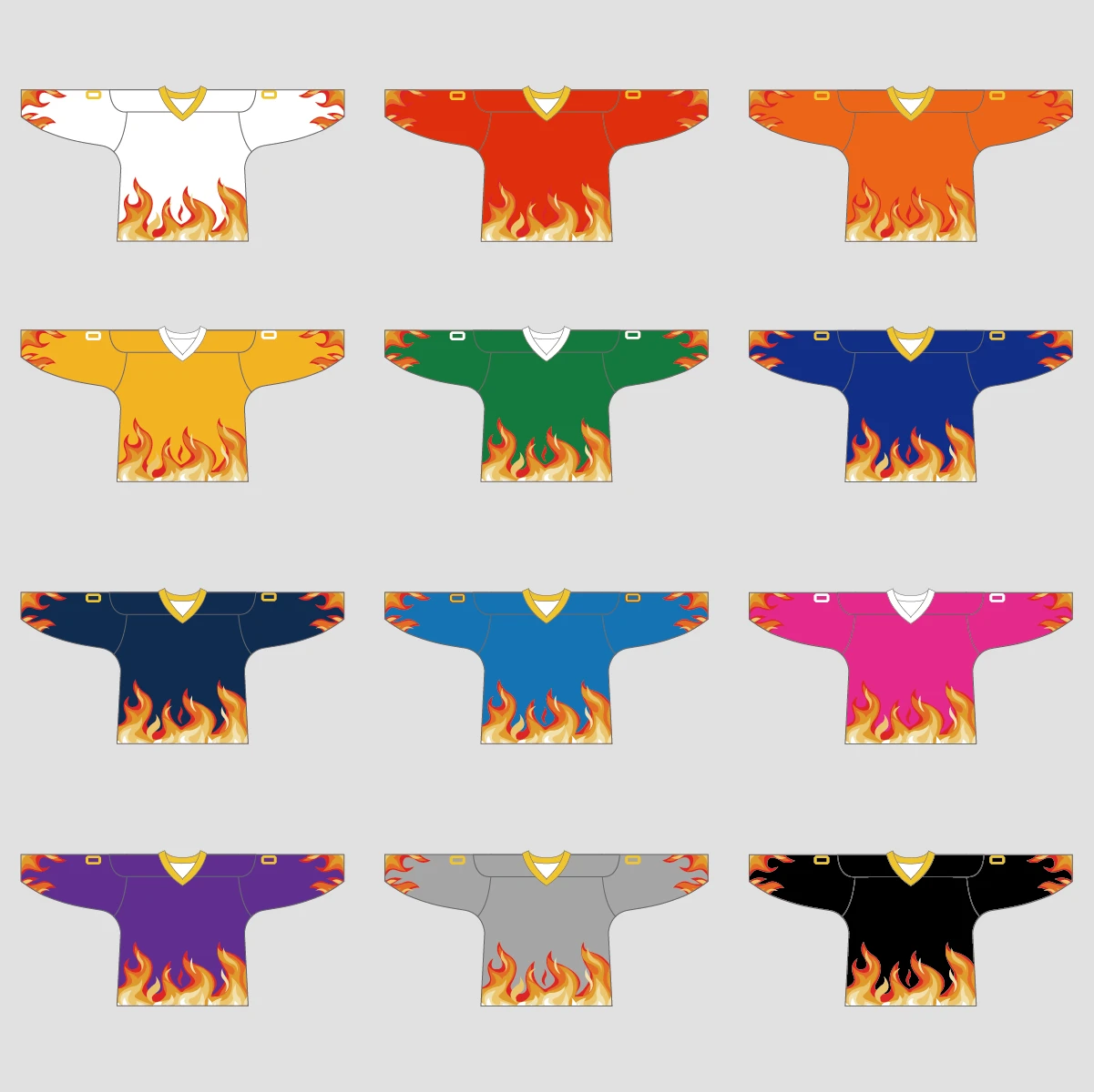 YS58 Maroon/Gold Sublimated Custom Hockey Jerseys Design 4 YS58 Maroon/Gold Sublimated Custom Hockey Jerseys Design - Image 4