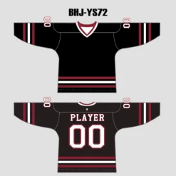 YS72 Black/Red/White Custom Ice Roller Blank Hockey Jerseys 8 YS72 Black/Red/White Custom Ice Roller Blank Hockey Jerseys -YoungSpeeds Shop BHJ YS72
