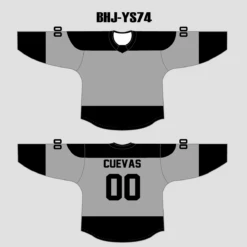 YS74 Grey/Black Custom Ice Roller Blank Hockey Jerseys -YoungSpeeds Shop BHJ YS74 ce8d5987 5b69 4a45 a992 efe3b94d287a