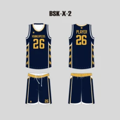 BSKX2 Navy Sublimated Custom Basketball Team Uniforms 8 BSKX2 Navy Sublimated Custom Basketball Team Uniforms -YoungSpeeds Shop BSK X 2