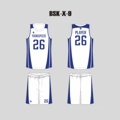 BSKX9 Plain White Custom Girls Basketball Uniforms 8 BSKX9 Plain White Custom Girls Basketball Uniforms -YoungSpeeds Shop BSK X 9