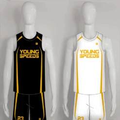 BSKZ4 Black And White Men's Women's Custom Basketball Reversible Jerseys