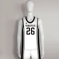 BSKX14 Custom Sublimation White Blank Basketball Uniforms