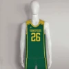 BSKX5 Green Custom College High School Basketball Uniforms