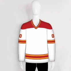 HJC119 Calgary Flames 1989 Home Blank Custom Vintage Ice Hockey Jerseys