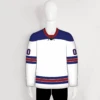 HJC131 2010 Team USA Throwback Hockey Jerseys Blank Custom Made
