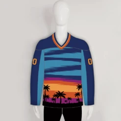 HJC169 California Beach Sublimated Custom Made Hockey Jerseys