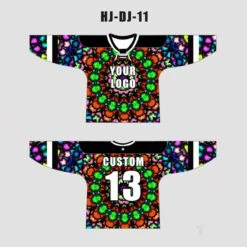 Colorful Abstract Kaleidoscope Custom EDM Merch Hockey/Basketball/Baseball Jerseys