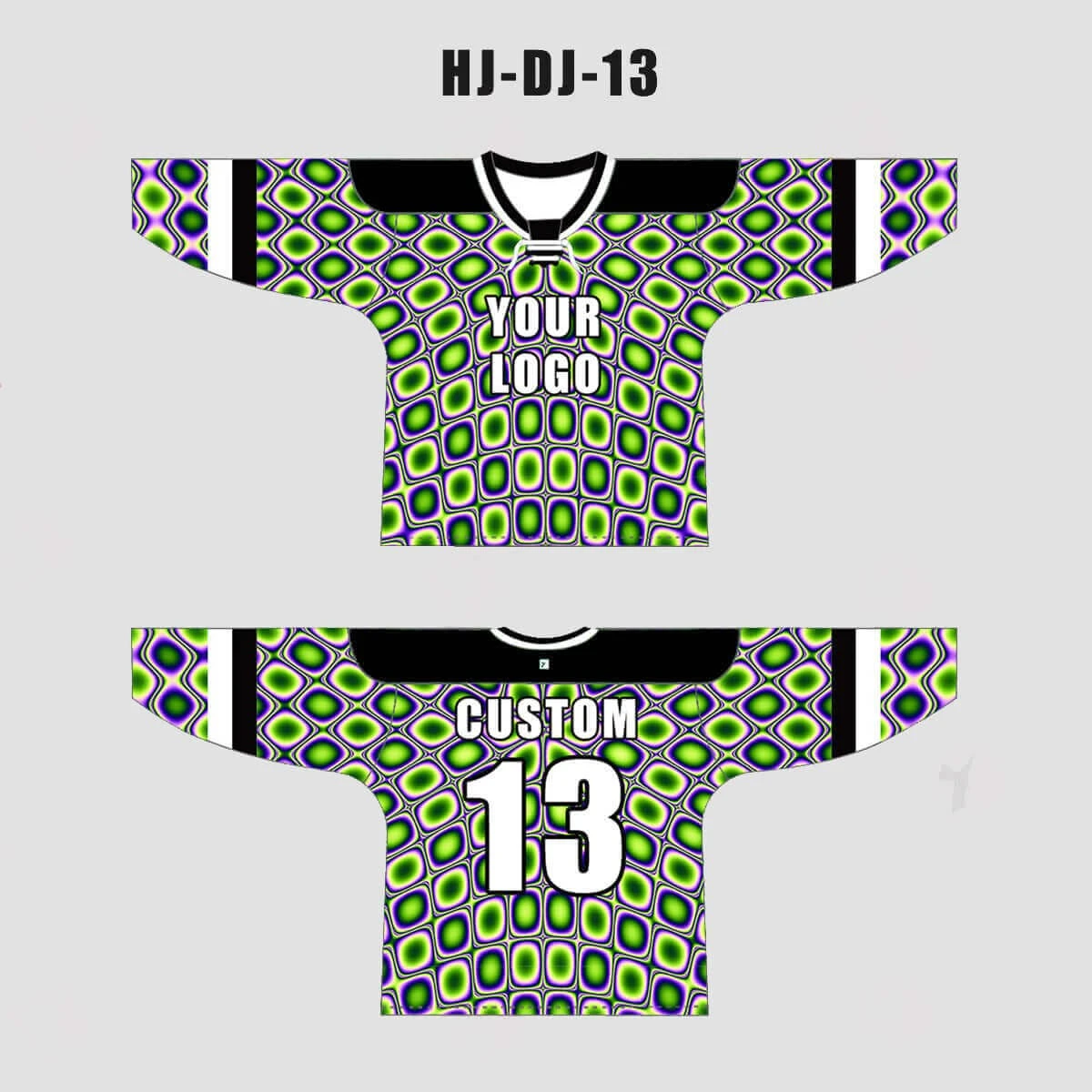 Neon Green Blue Abstract Pattern Custom EDM Laced Hockey/Basketball/Baseball Jerseys 1 Neon Green Blue Abstract Pattern Custom EDM Laced Hockey/Basketball/Baseball Jerseys