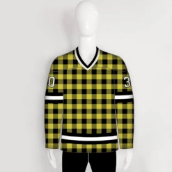 HJCDP16 Buffalo Plaid Blank Custom Hockey Team Jerseys -YoungSpeeds Shop DP18 front