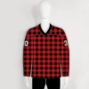 HJCDP24 Scottish Plaid Tartan Blank Custom Sublimated Hockey Jerseys