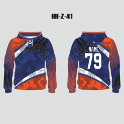Eagle Sublimated Custom Hockey Hooded Sweatshirts