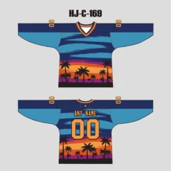 HJC169 California Beach Sublimated Custom Made Hockey Jerseys -YoungSpeeds Shop HJ C 169