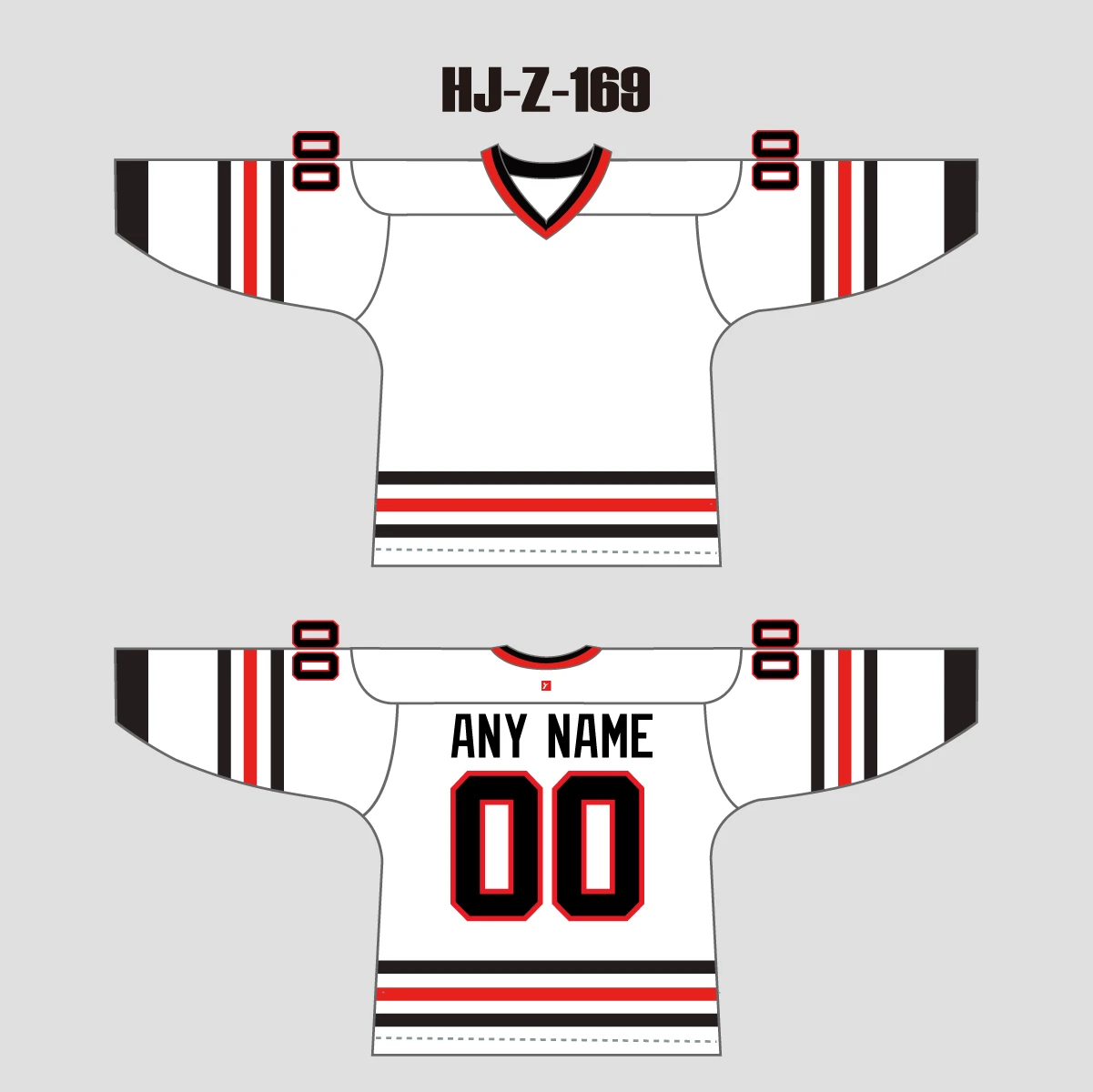 HJZ169 1983 Chicago Blackhawks Retro Custom Blank White Hockey Jerseys 3 HJZ169 1983 Chicago Blackhawks Retro Custom Blank White Hockey Jerseys - Image 3