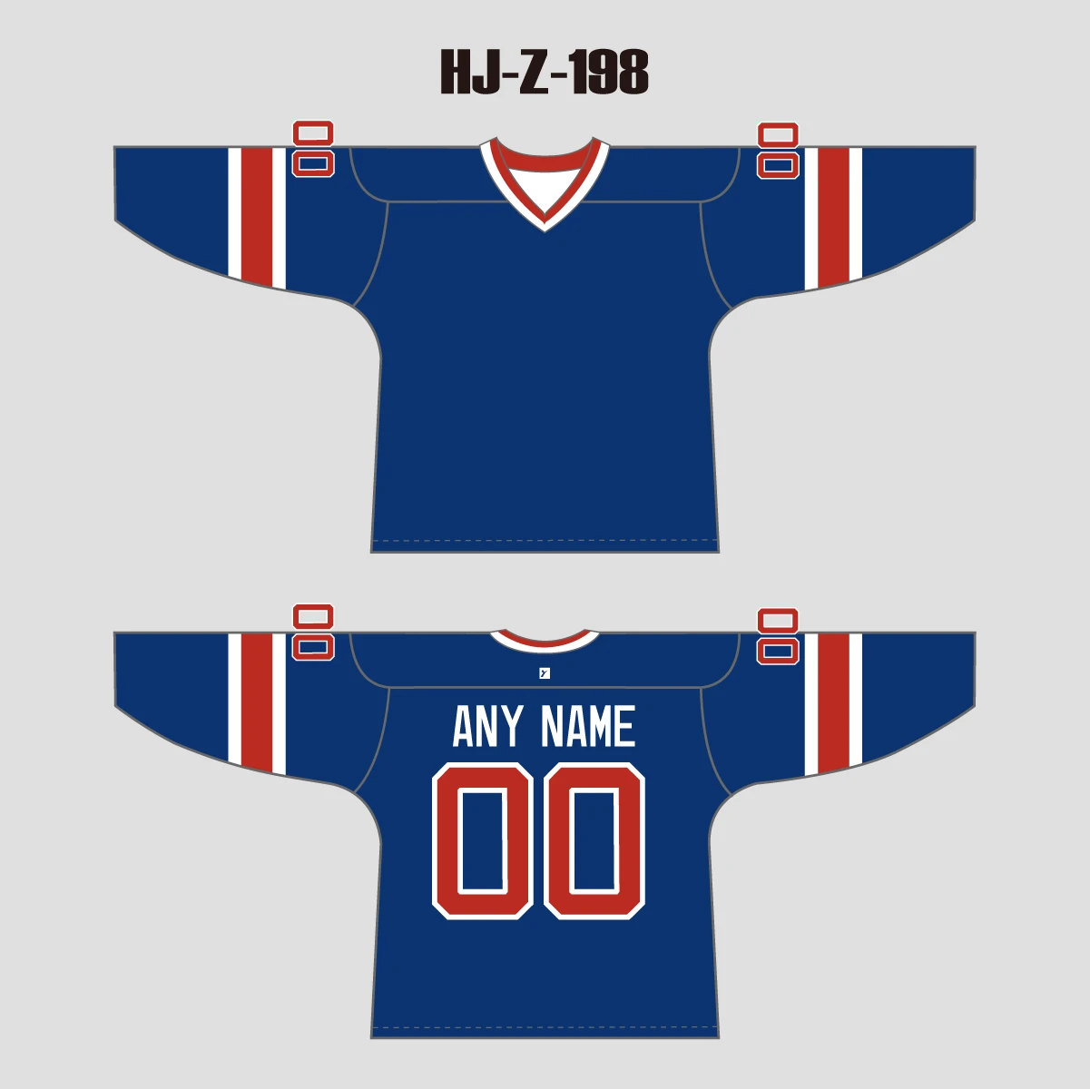 HJZ198 Team USA 2004 "World Cup" Sublimated Custom Blank Hockey Jerseys 3 HJZ198 Team USA 2004 "World Cup" Sublimated Custom Blank Hockey Jerseys - Image 3