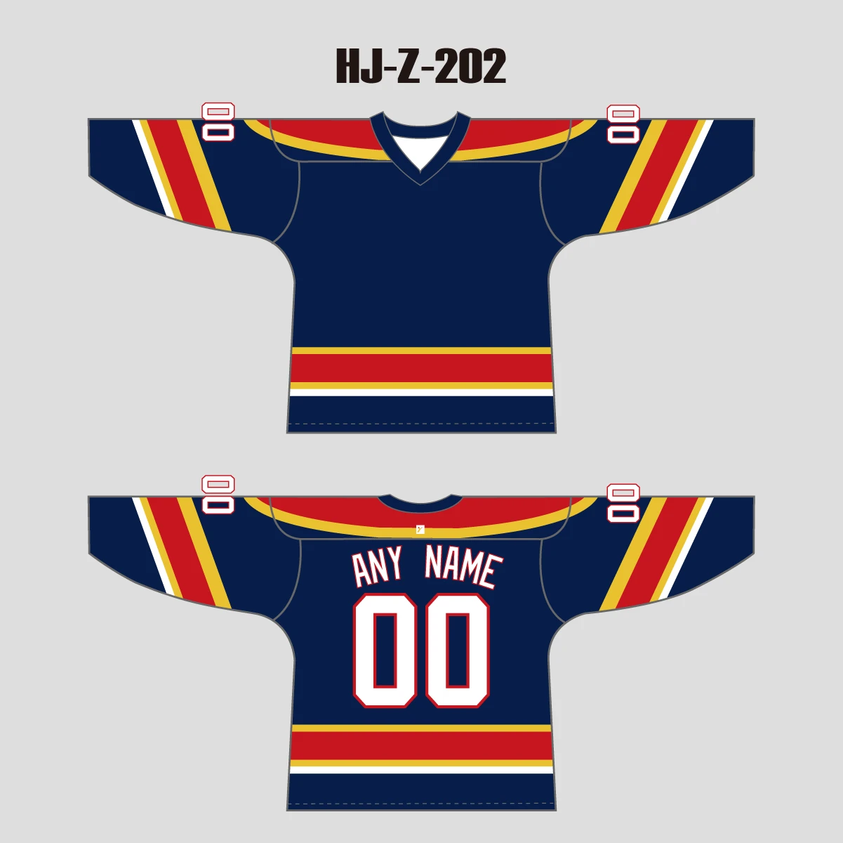 HJZ202 Florida Panthers 2003 Blank Custom Hockey Uniforms 3 HJZ202 Florida Panthers 2003 Blank Custom Hockey Uniforms - Image 3