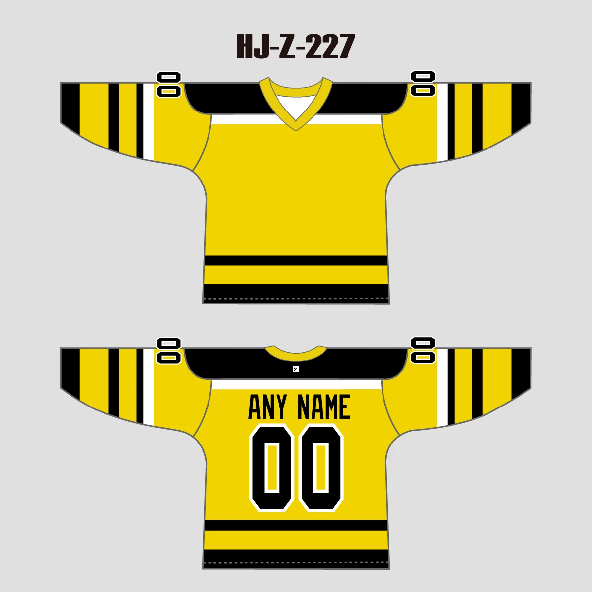 HJZ227 Cincinnati Stingers 1978 Custom Blank Yellow Hockey Jerseys 3 HJZ227 Cincinnati Stingers 1978 Custom Blank Yellow Hockey Jerseys - Image 3