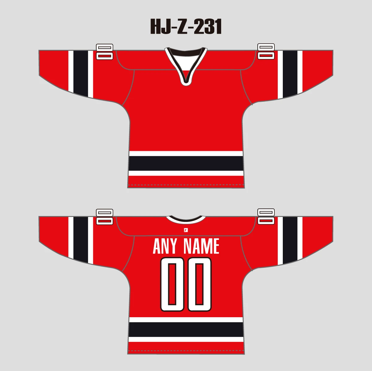 HJZ231 2002 Team Canada Olympic Custom Blank Hockey Uniforms 3 HJZ231 2002 Team Canada Olympic Custom Blank Hockey Uniforms - Image 3