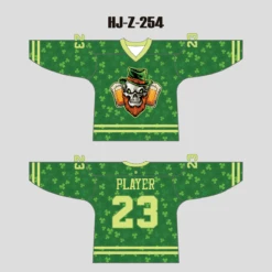 HJZ254 Skull Beer Clover Sublimated Custom Made Hockey Jerseys 9 HJZ254 Skull Beer Clover Sublimated Custom Made Hockey Jerseys -YoungSpeeds Shop HJ Z 254