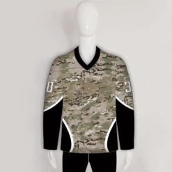 MultiCam Camouflage Pattern Custom Made Hockey Jerseys -YoungSpeeds Shop HJC A17 Front