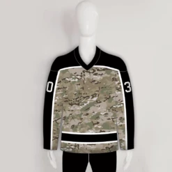 MultiCam Camouflage Pattern Custom Made Hockey Jerseys