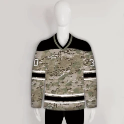 MultiCam Camouflage Pattern Custom Made Hockey Jerseys -YoungSpeeds Shop HJC A19 Front