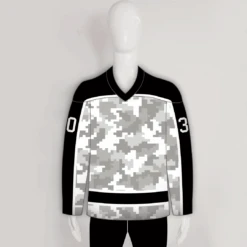 Snow Digital Camo Pattern 2 Hockey Jerseys Custom Made -YoungSpeeds Shop HJC A6 Front