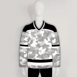 Snow Digital Camo Pattern 2 Hockey Jerseys Custom Made -YoungSpeeds Shop HJC A8 Front