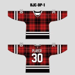 HJCDP1 Tartan Plaid Sublimated Custom Blank Hockey Jerseys -YoungSpeeds Shop HJC DP 1