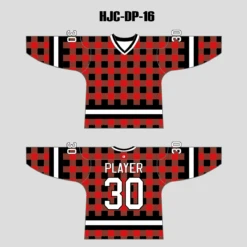 HJCDP16 Buffalo Plaid Blank Custom Hockey Team Jerseys -YoungSpeeds Shop HJC DP 16