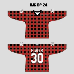 HJCDP24 Scottish Plaid Tartan Blank Custom Sublimated Hockey Jerseys -YoungSpeeds Shop HJC DP 24