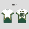 White/Green/Yellow Sublimated Custom Hockey Shirts